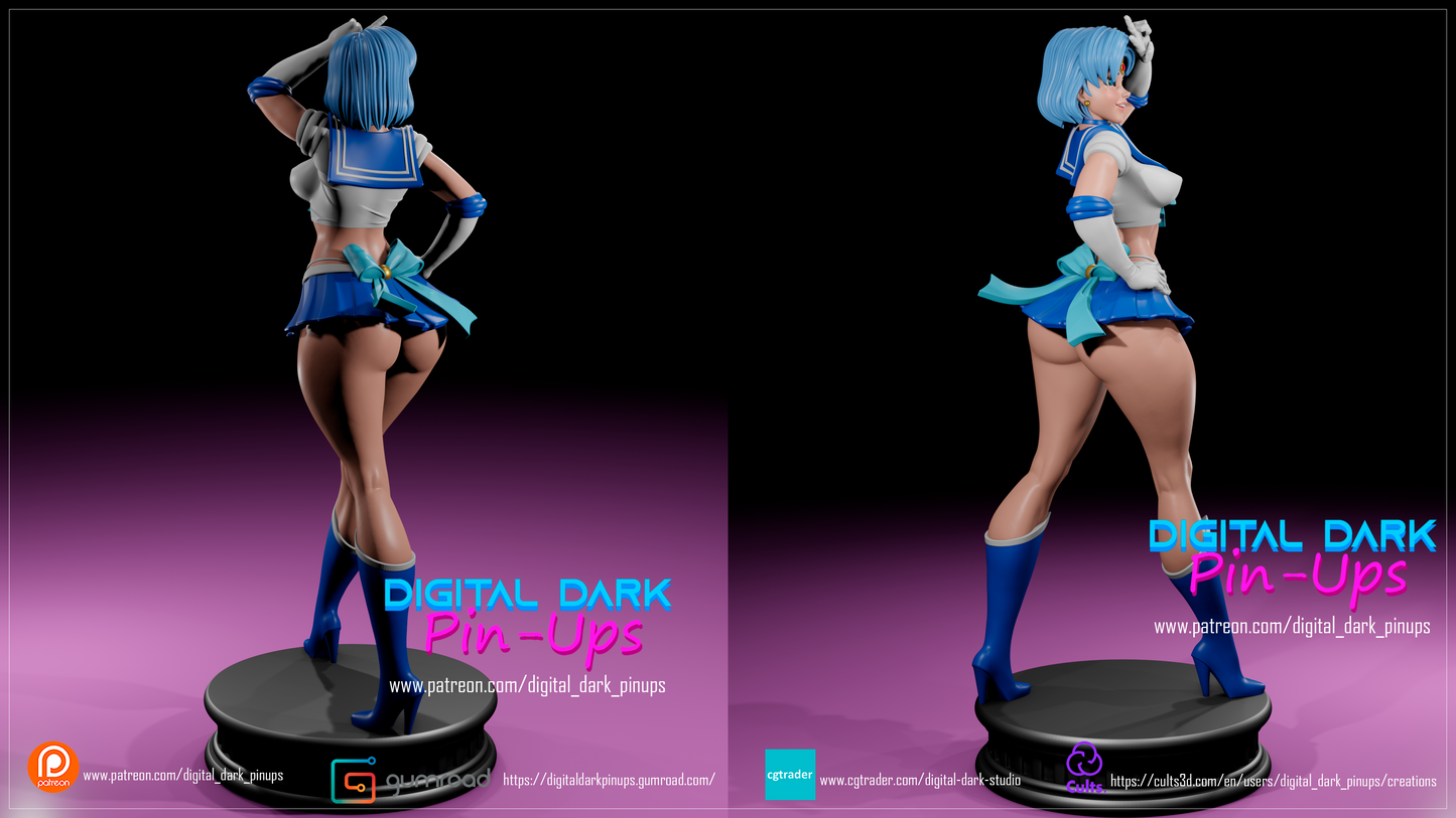 Magical girls , Pin-up Miniatures by Digital Dark