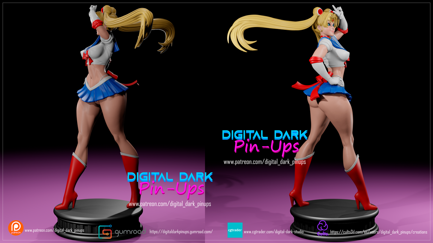 Magical girls , Pin-up Miniatures by Digital Dark