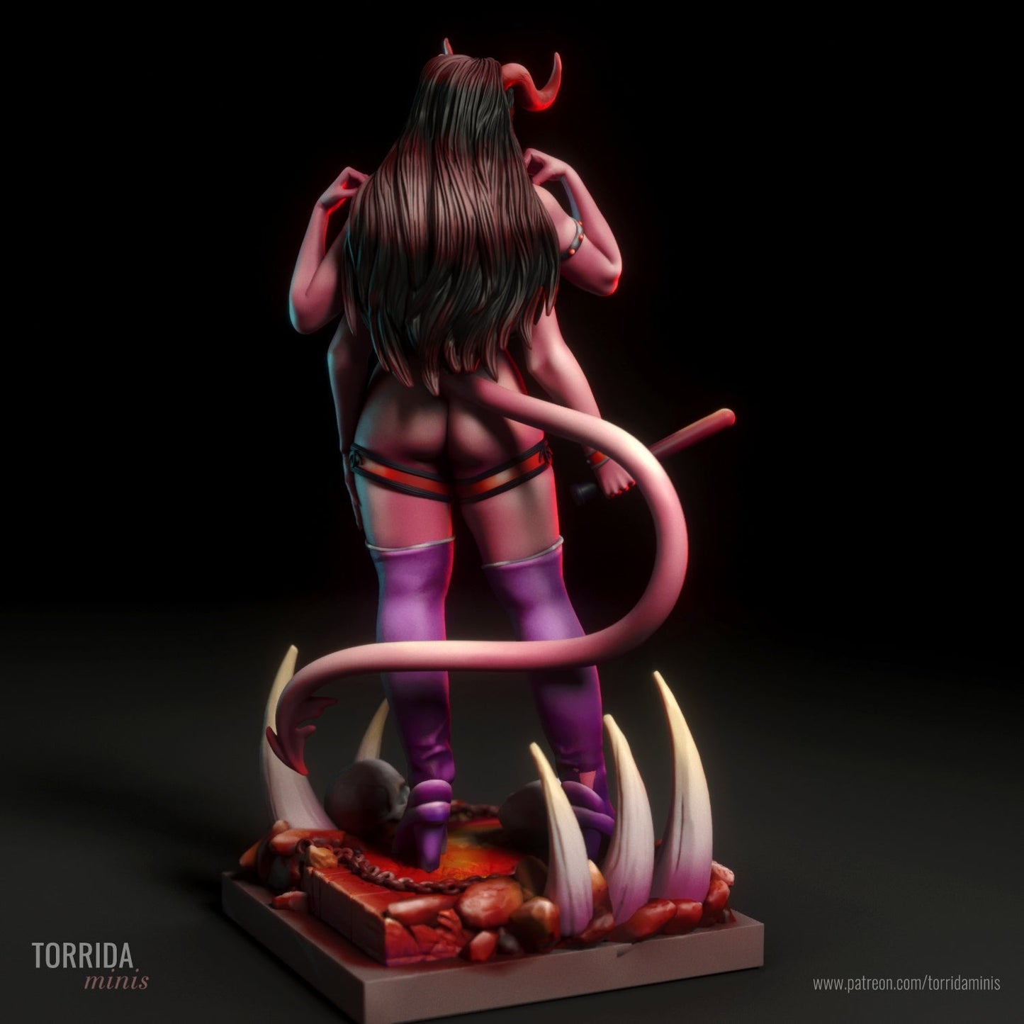 NSFW Amaris, Fan art Miniatures by Torrida - Ravenous Miniatures