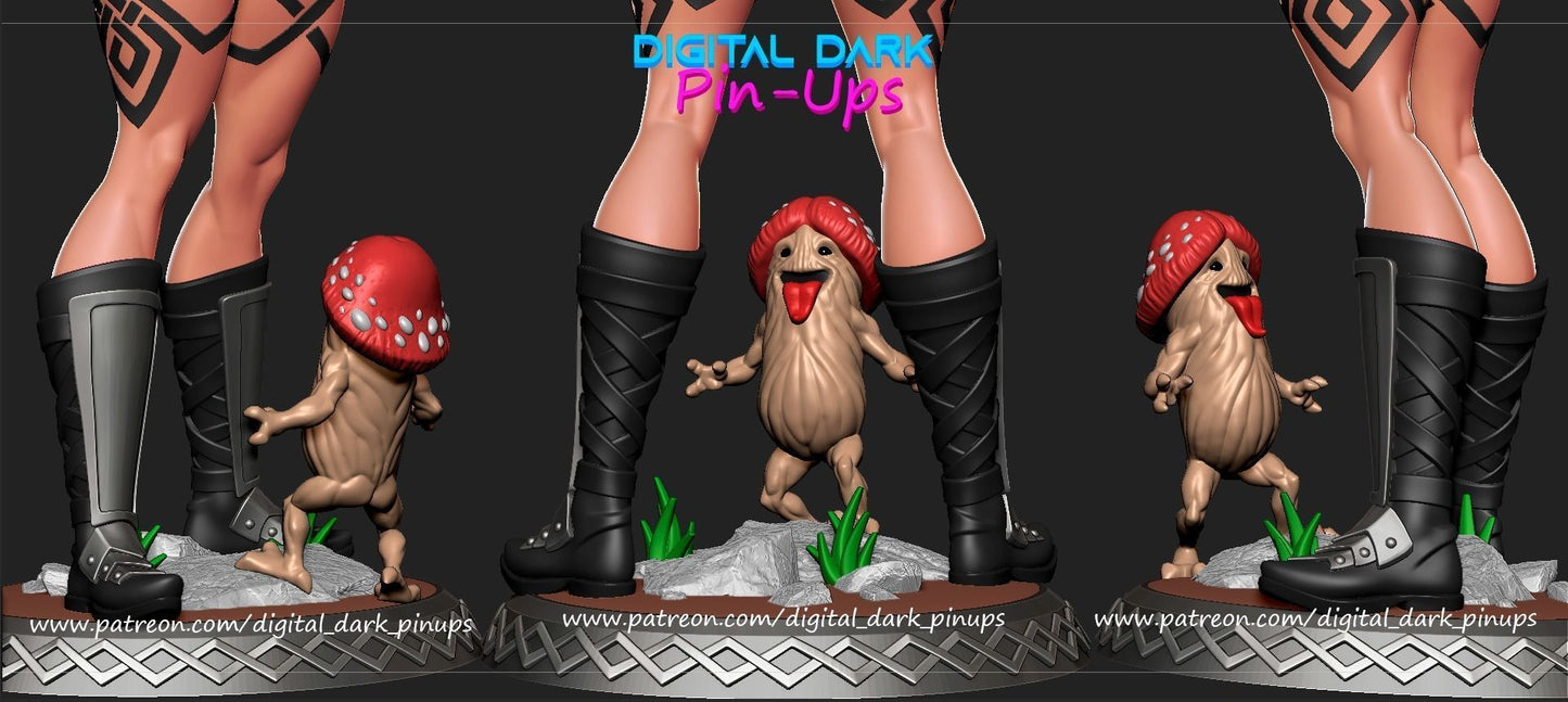 NSFW Amazon, Fan art Miniatures by Digital Dark - Ravenous Miniatures