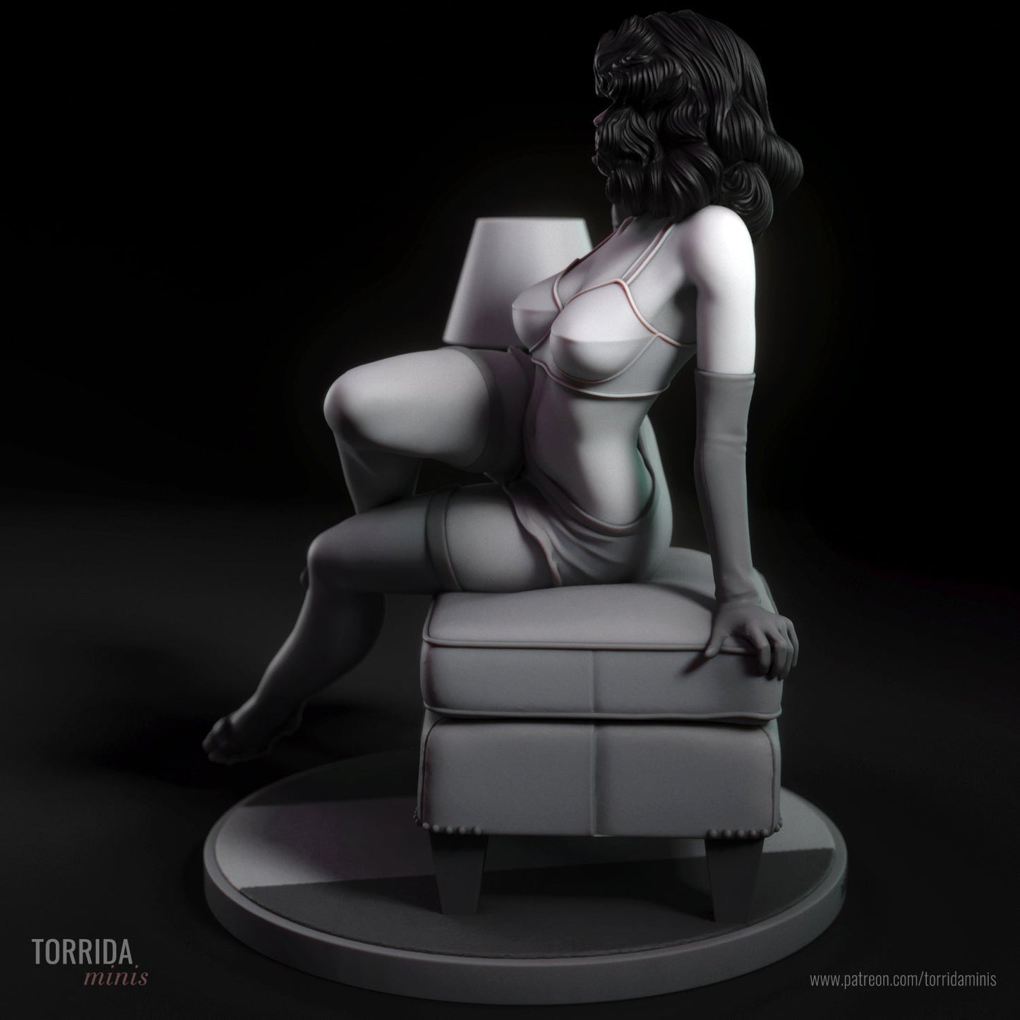 NSFW Ava, Fan art Miniatures by Torrida - Ravenous Miniatures