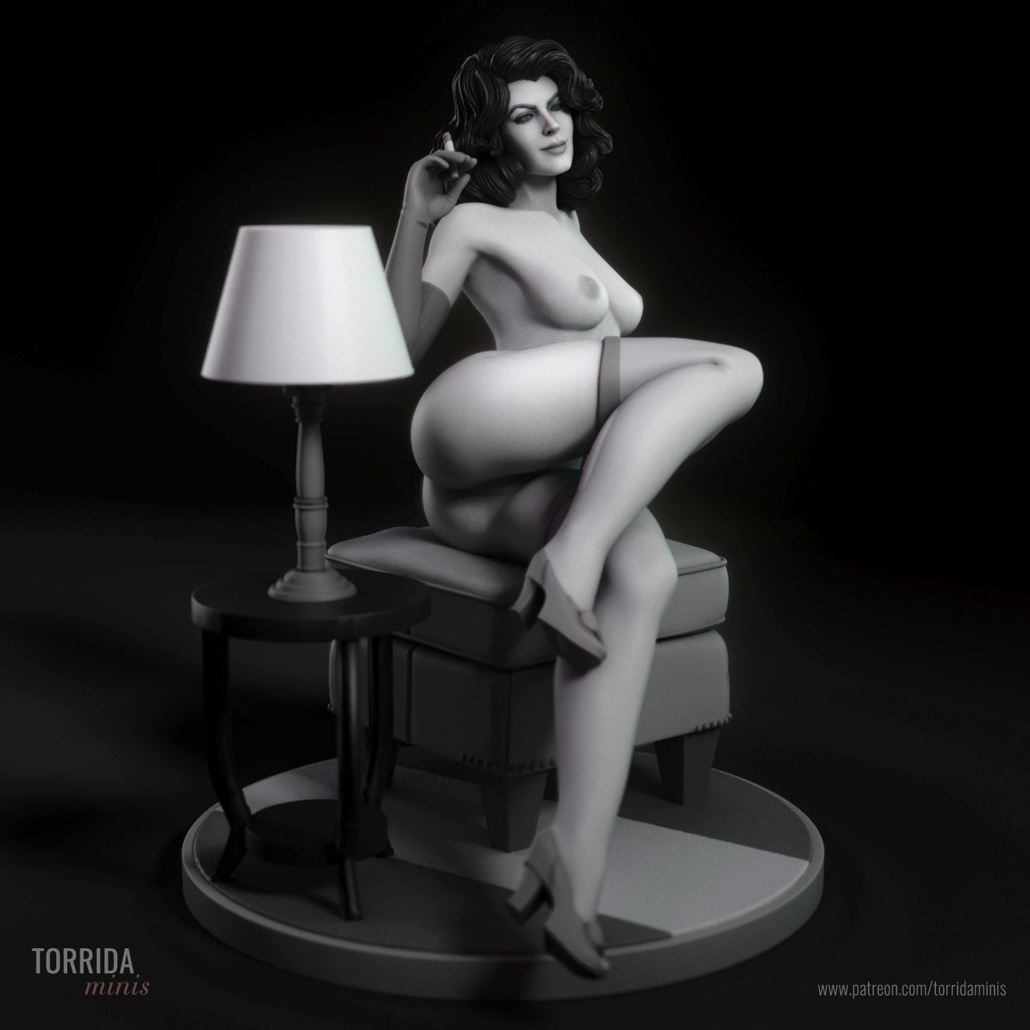NSFW Ava, Fan art Miniatures by Torrida - Ravenous Miniatures