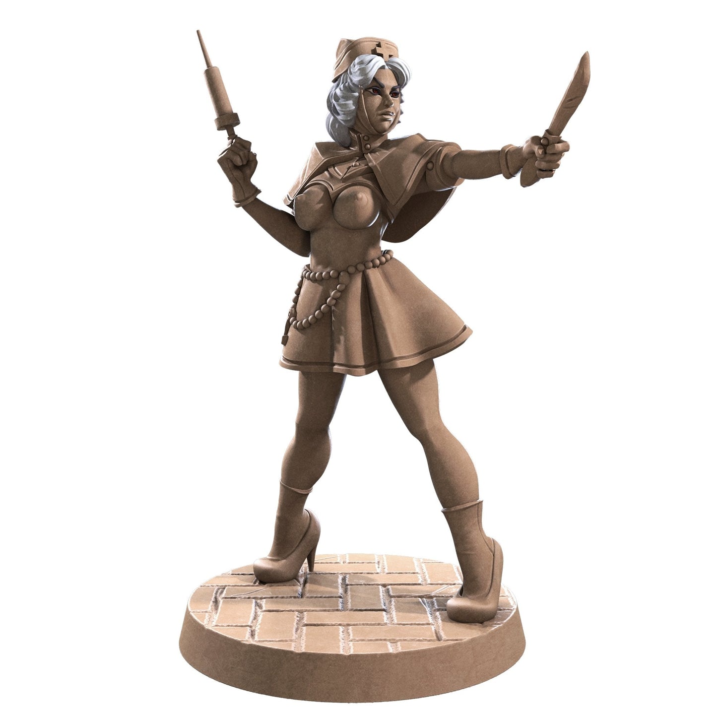 NSFW Battle Sister Nurse Maiden , Resin miniatures 11:56 (28mm / 32mm) scale - Ravenous Miniatures