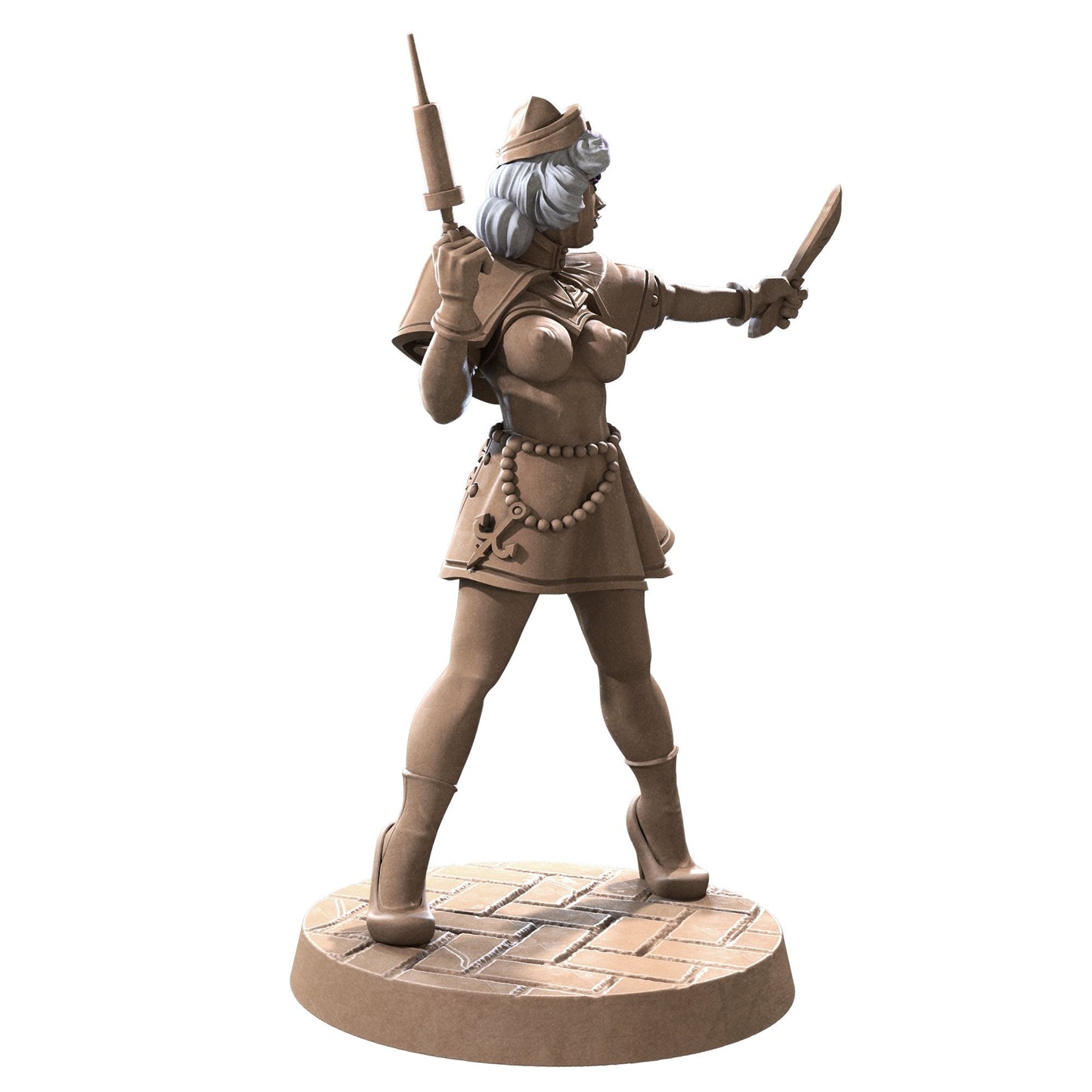 NSFW Battle Sister Nurse Maiden , Resin miniatures 11:56 (28mm / 32mm) scale - Ravenous Miniatures