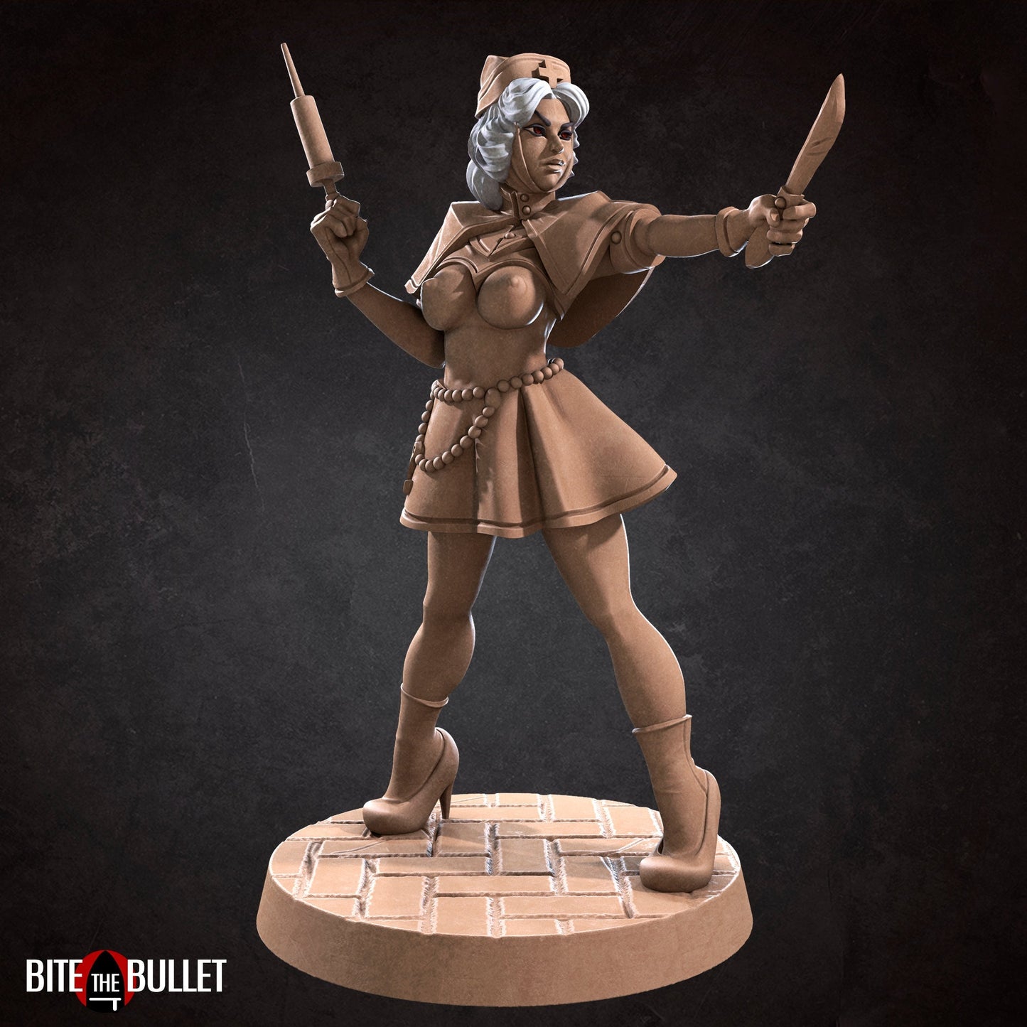 NSFW Battle Sister Nurse Maiden , Resin miniatures 11:56 (28mm / 32mm) scale - Ravenous Miniatures