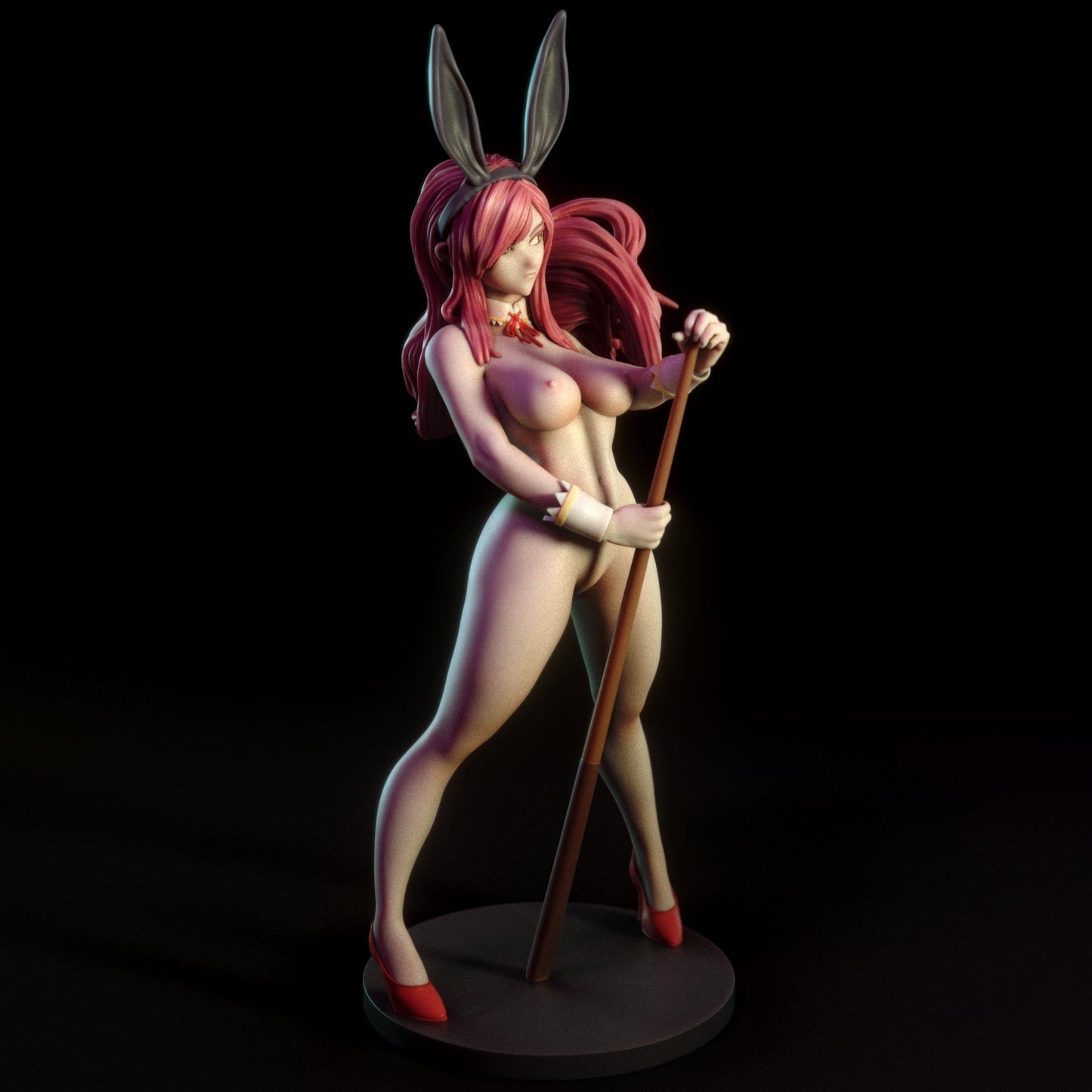 NSFW Erza Bunny, Fan art Miniatures by Torrida - Ravenous Miniatures