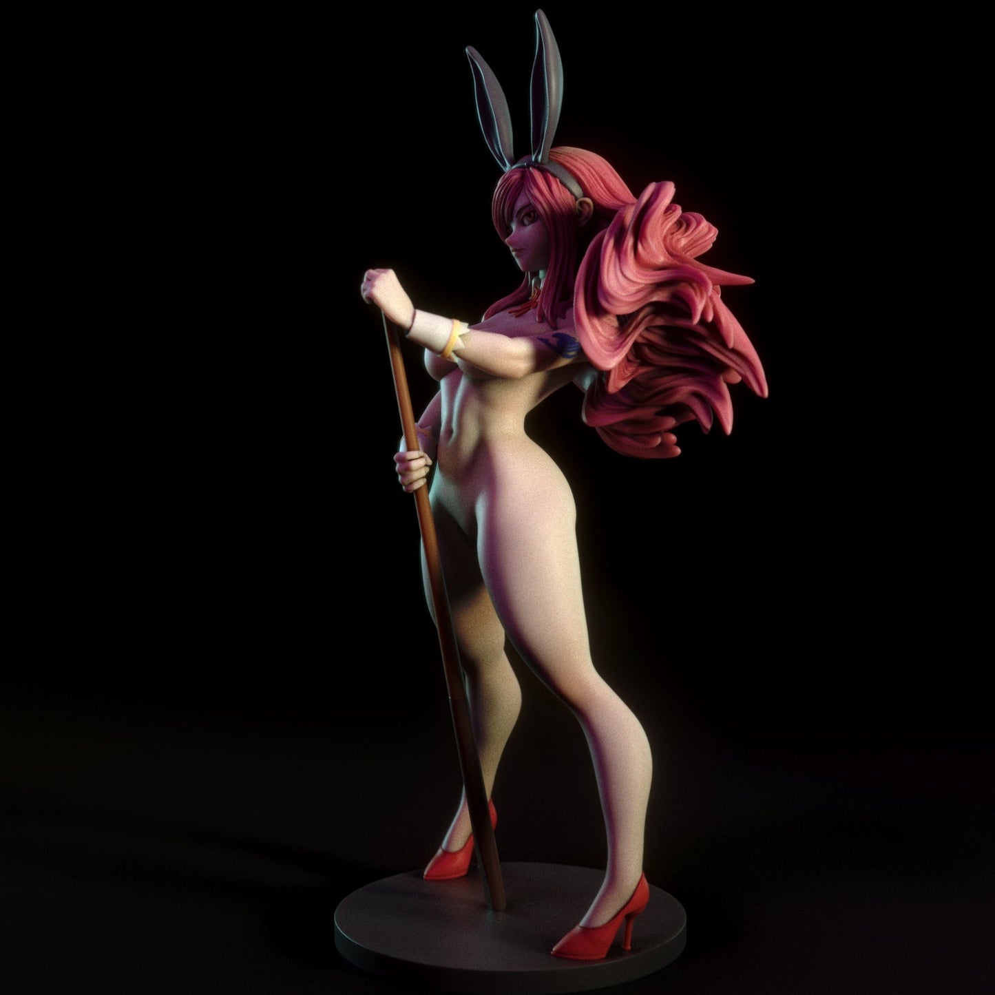 NSFW Erza Bunny, Fan art Miniatures by Torrida - Ravenous Miniatures