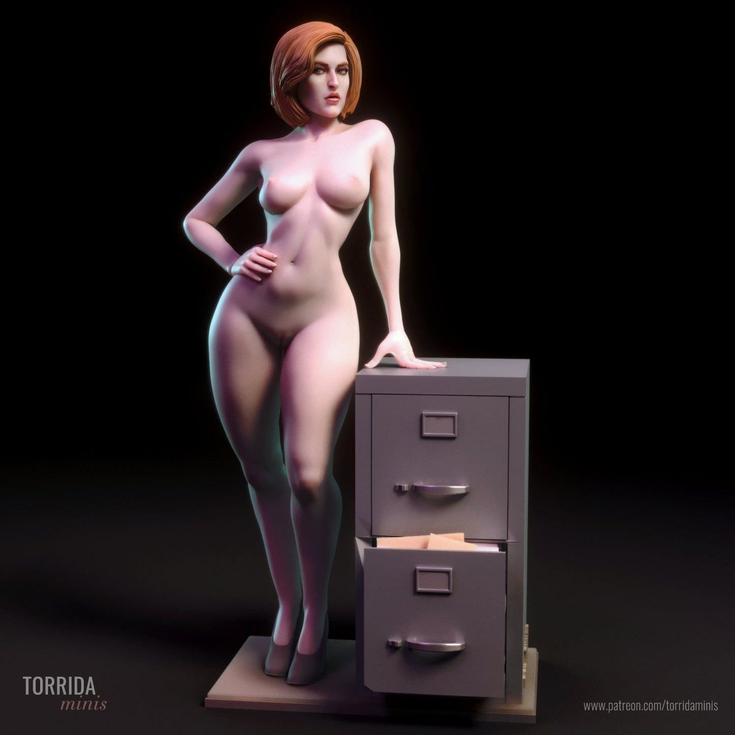NSFW FBI Scully, Fan art Miniatures by Torrida - Ravenous Miniatures