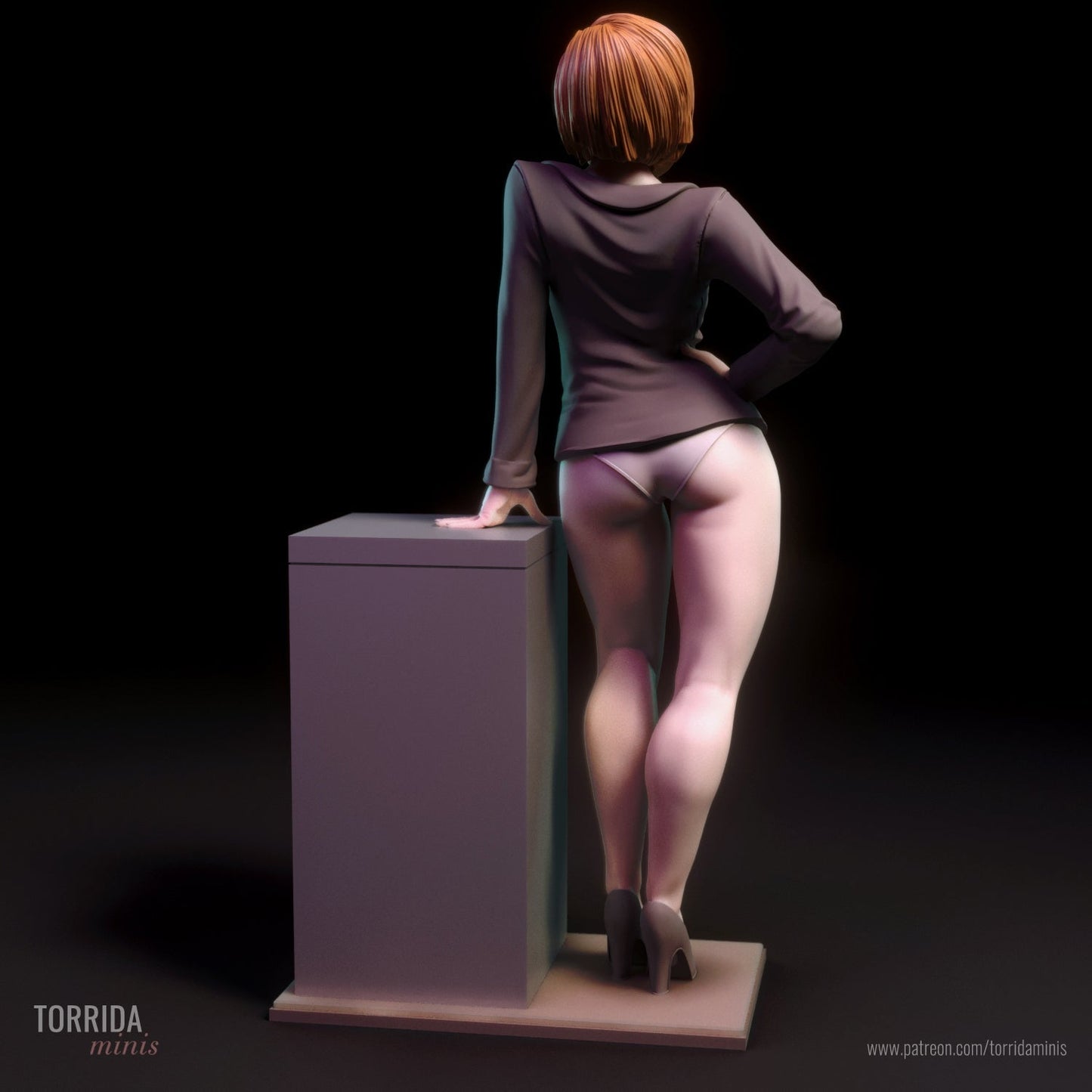 NSFW FBI Scully, Fan art Miniatures by Torrida - Ravenous Miniatures
