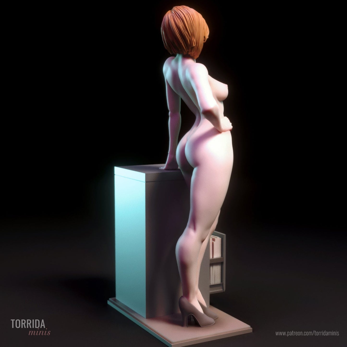 NSFW FBI Scully, Fan art Miniatures by Torrida - Ravenous Miniatures