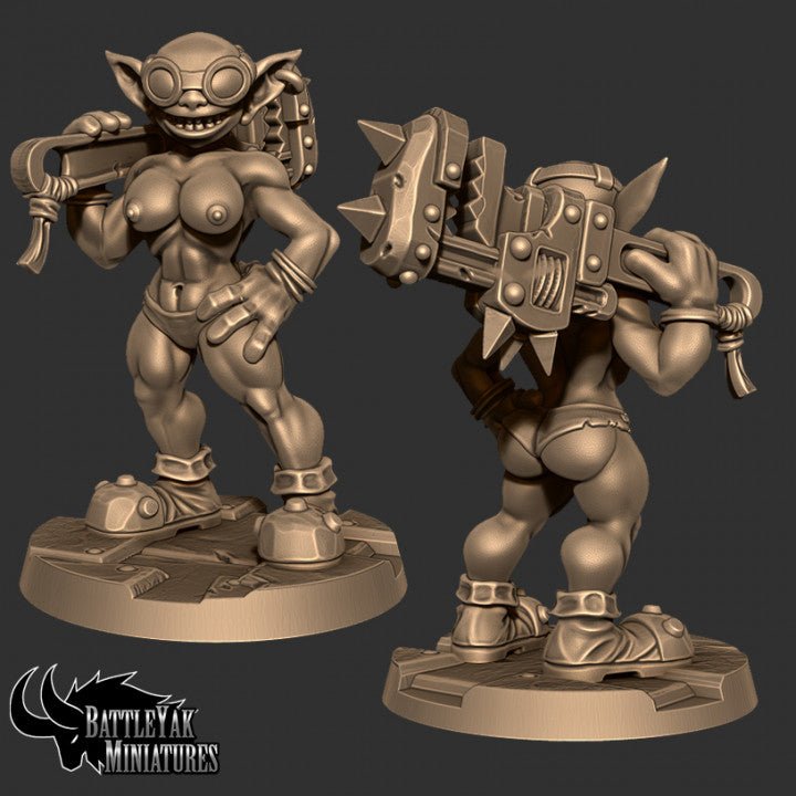 NSFW Goblin Greaser, resin 3D printed Miniature for TTRPG and Wargames - Ravenous Miniatures