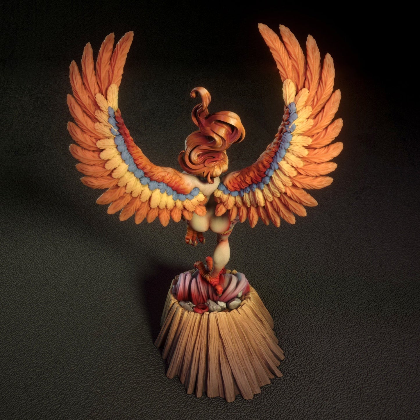 NSFW Harpy, Fan art Miniatures by Torrida - Ravenous Miniatures