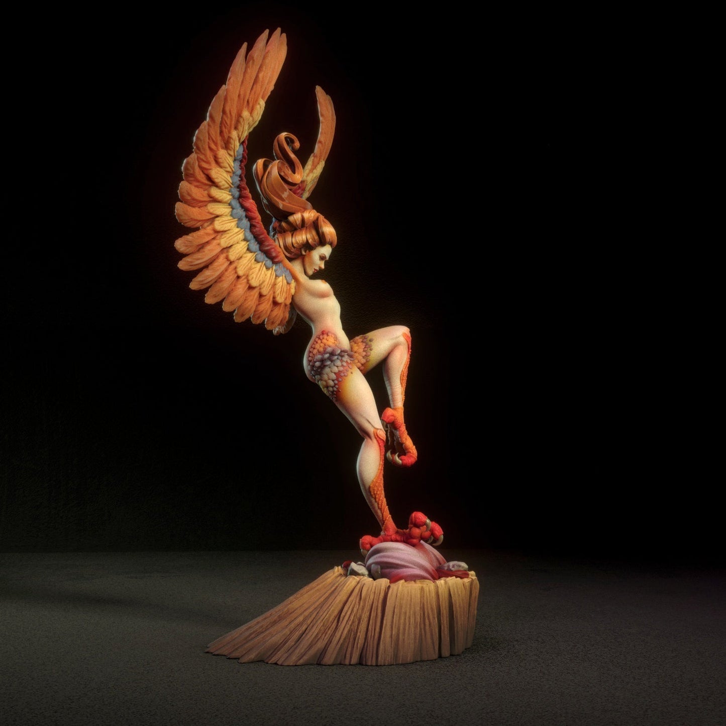 NSFW Harpy, Fan art Miniatures by Torrida - Ravenous Miniatures