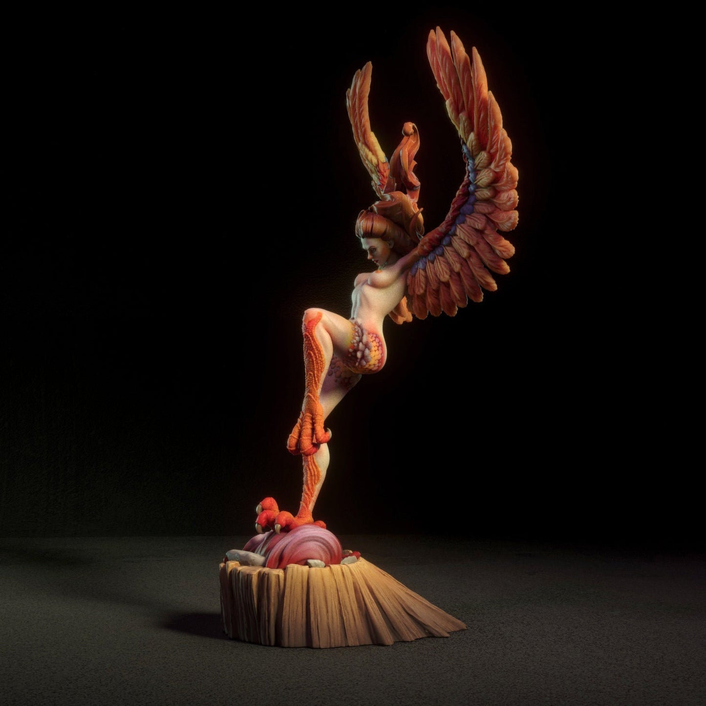 NSFW Harpy, Fan art Miniatures by Torrida - Ravenous Miniatures