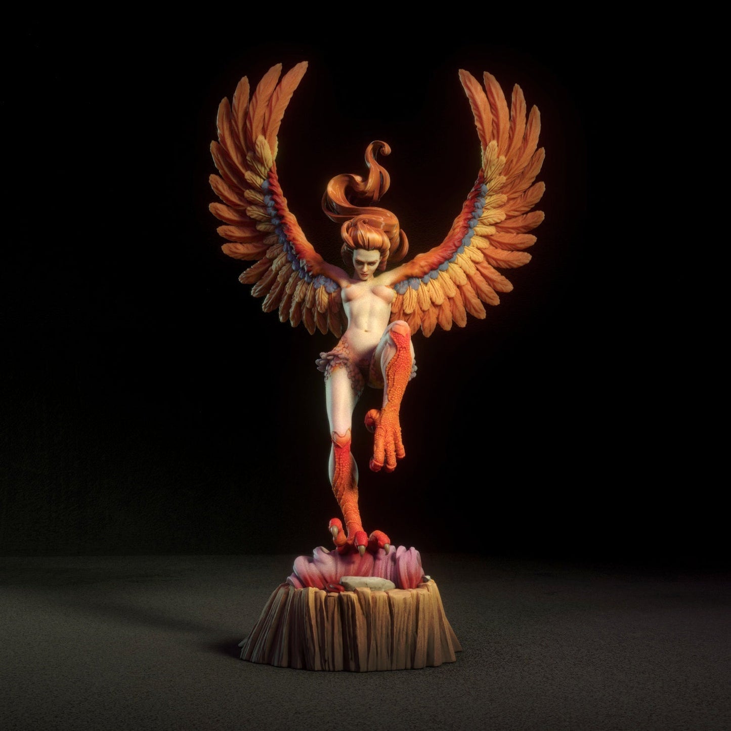 NSFW Harpy, Fan art Miniatures by Torrida - Ravenous Miniatures