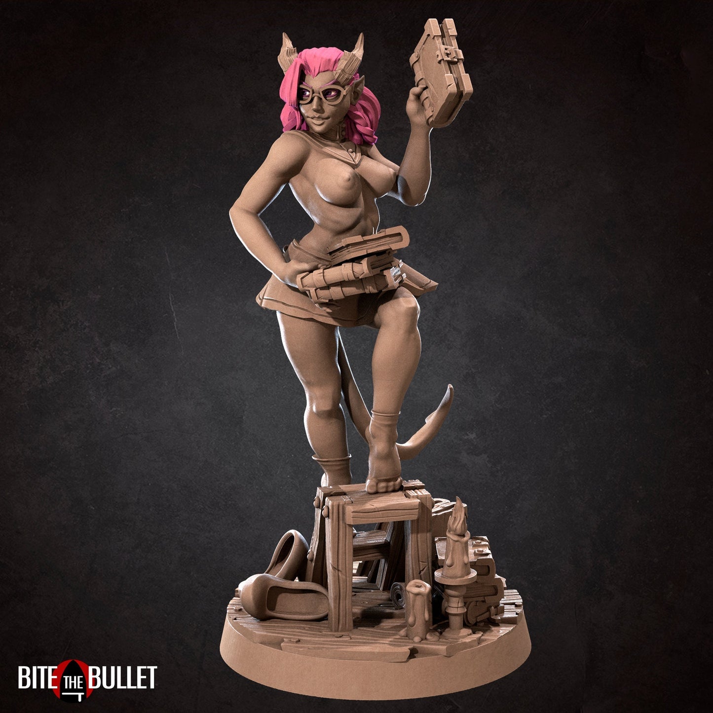 NSFW Liz, Resin miniatures 11:56 (28mm / 32mm) scale - Ravenous Miniatures
