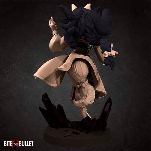 NSFW Neko Mahrian, Resin miniatures 11:56 (28mm / 32mm) scale - Ravenous Miniatures