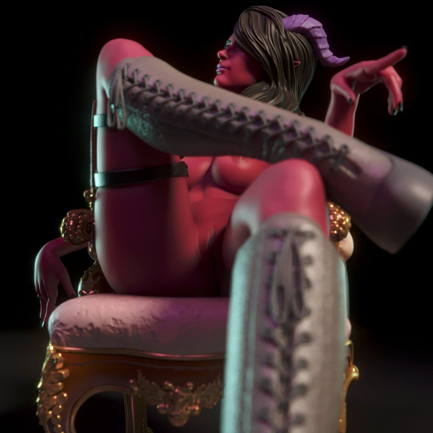 NSFW Orianna, Fan art Miniatures by Torrida - Ravenous Miniatures