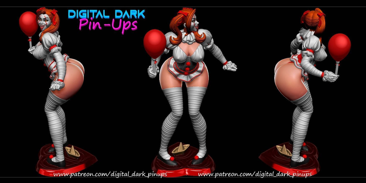 SFW Jester girl Fan art Miniatures by Digital Dark - Ravenous Miniatures