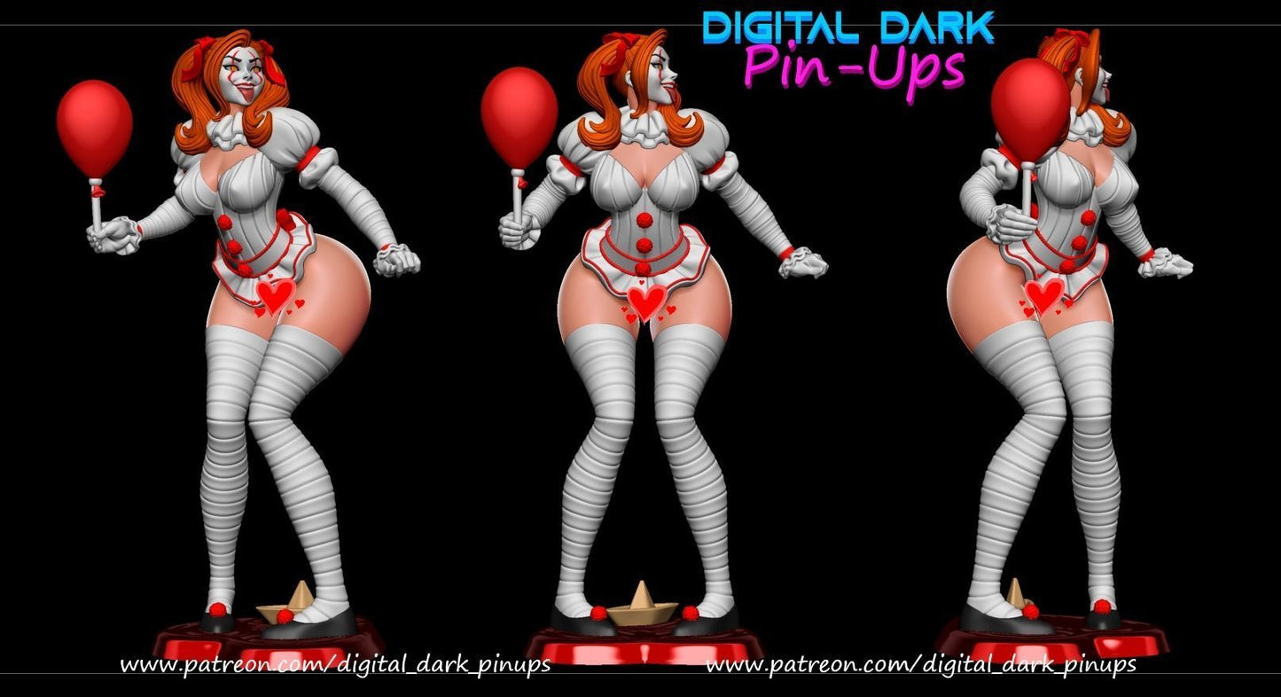 SFW Jester girl Fan art Miniatures by Digital Dark - Ravenous Miniatures