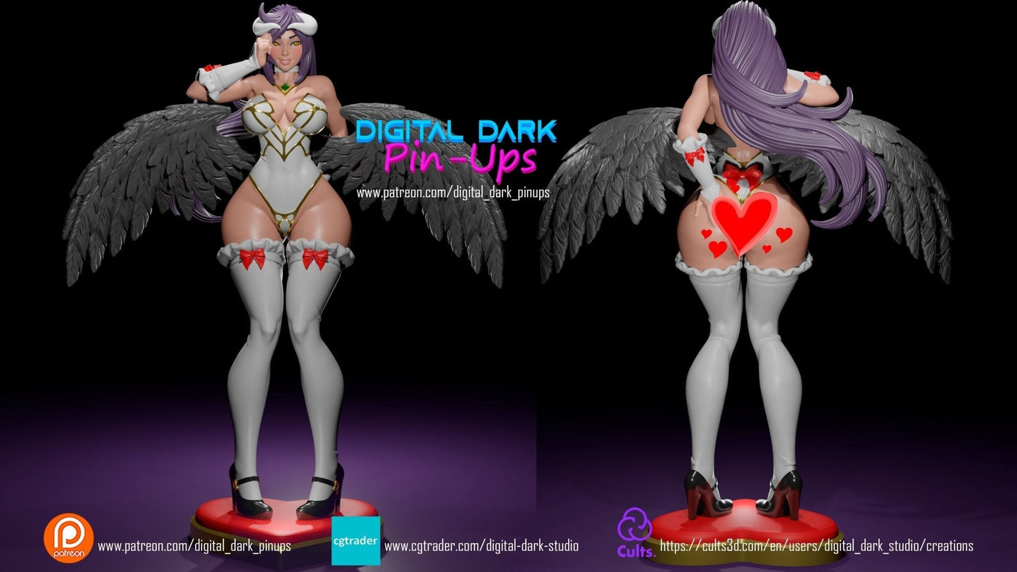 SFW Succubus Queen, Fan art Miniatures by Digital Dark - Ravenous Miniatures