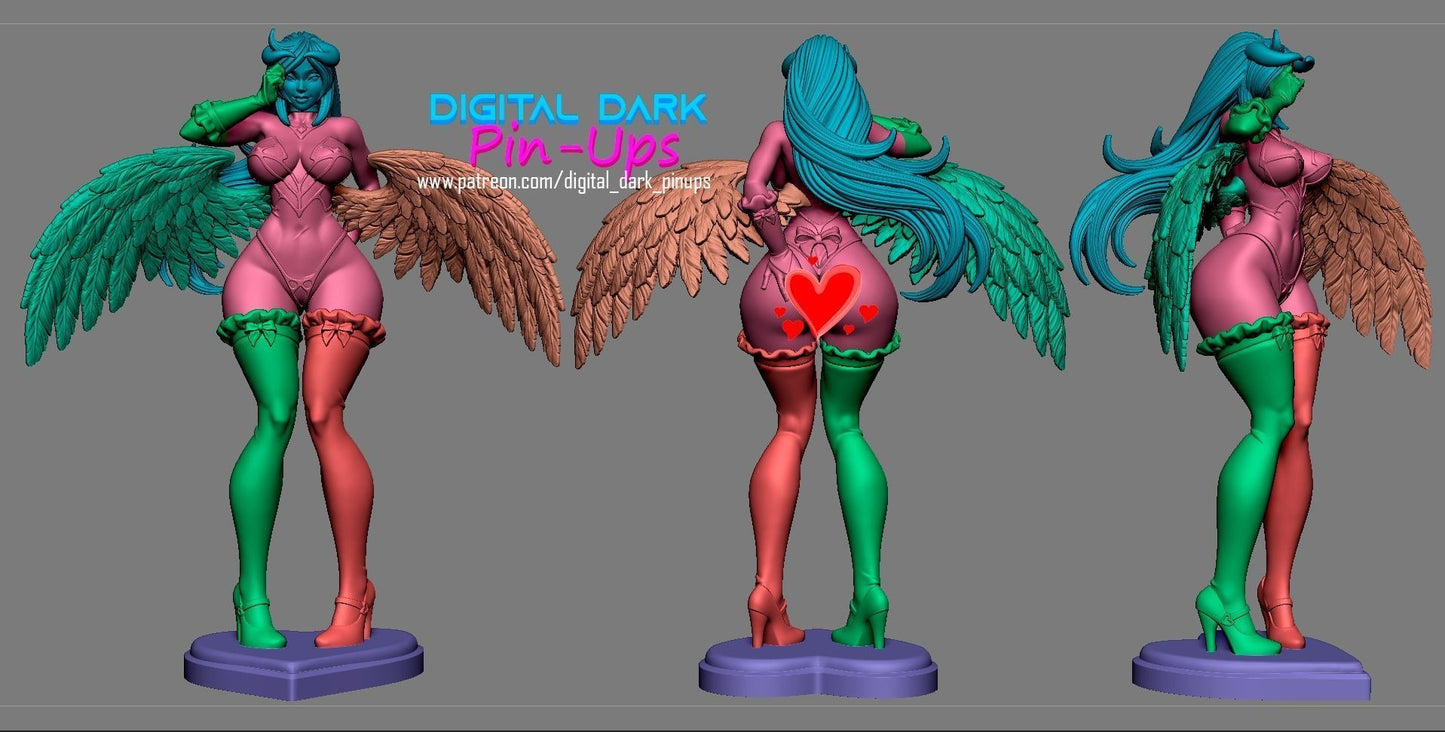 SFW Succubus Queen, Fan art Miniatures by Digital Dark - Ravenous Miniatures