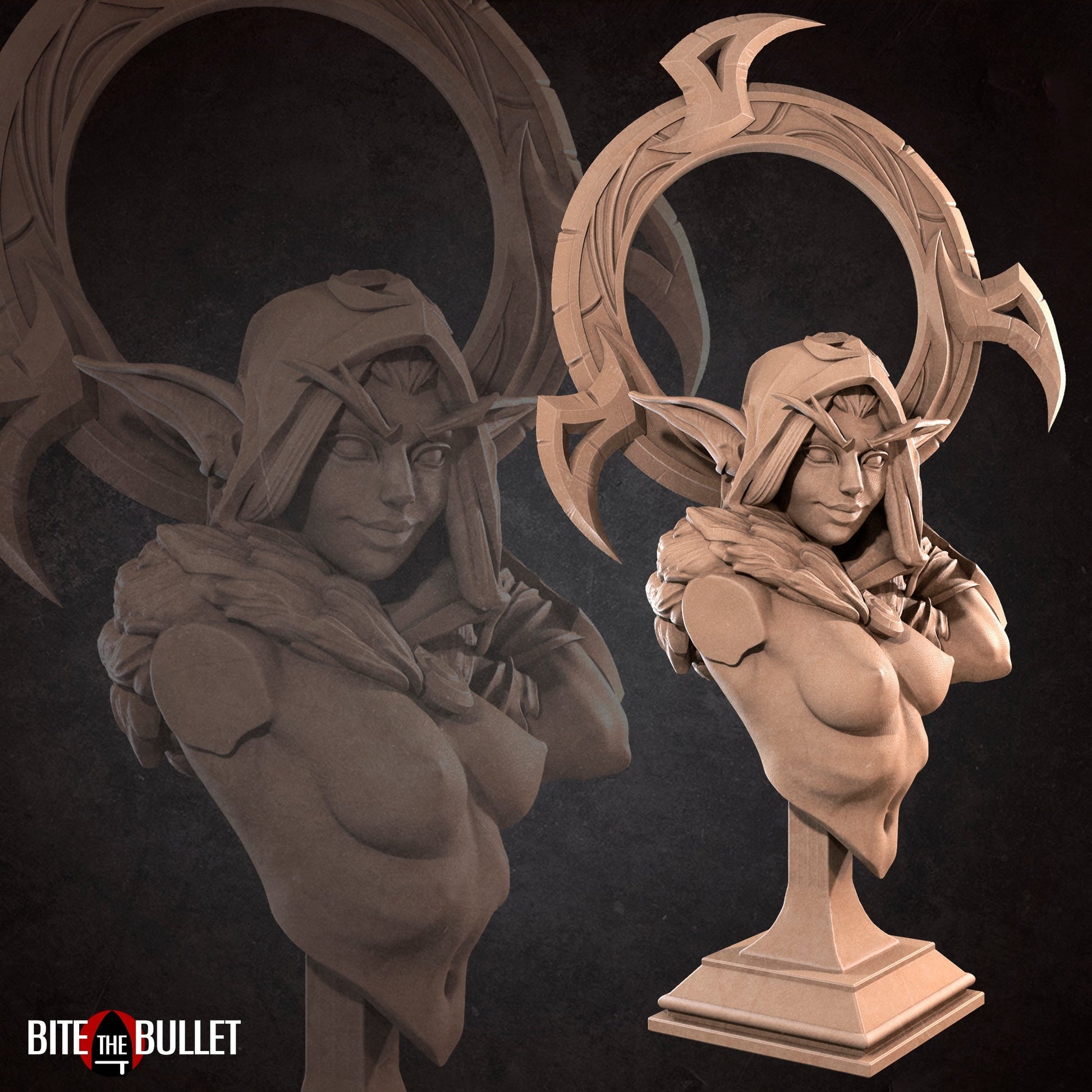 NSFW Anatomy Bust-Eve, Resin miniatures 11:56 (28mm / 32mm) scale - Ravenous Miniatures