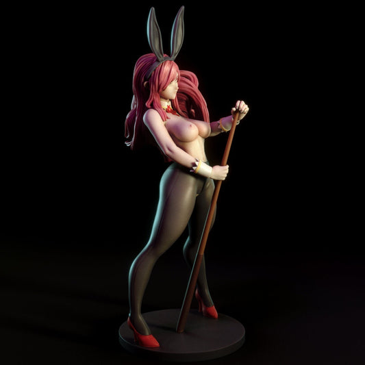 NSFW Erza stocking Bunny, Fan art Miniatures by Torrida - Ravenous Miniatures