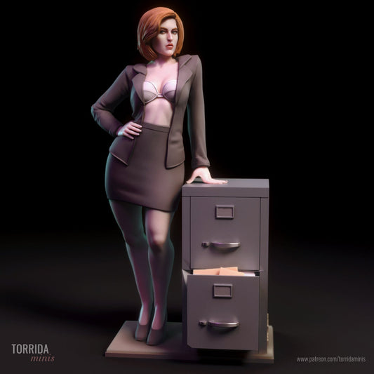 NSFW FBI Scully, Fan art Miniatures by Torrida - Ravenous Miniatures