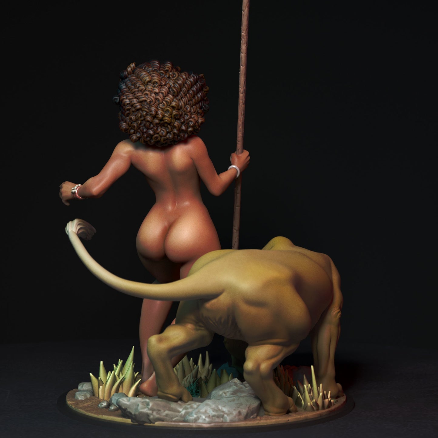 NSFW Lioness, Fan art Miniatures by Torrida - Ravenous Miniatures